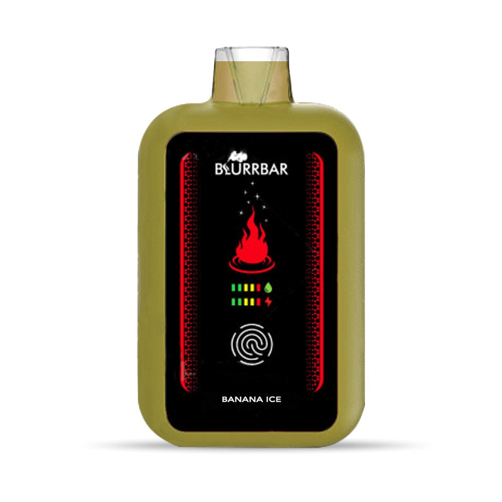 BLURRBAR 5% NIC 18000PUFFS DISPOSABLE - BANANA ICE