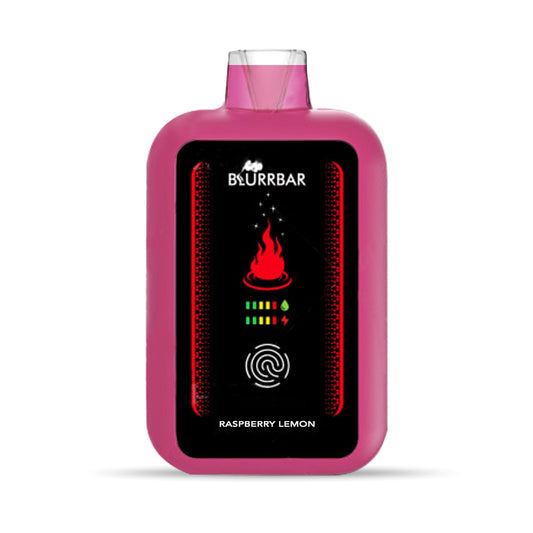 BLURRBAR 5% NIC 18000PUFFS DISPOSABLE - RASPBERRY LEMON