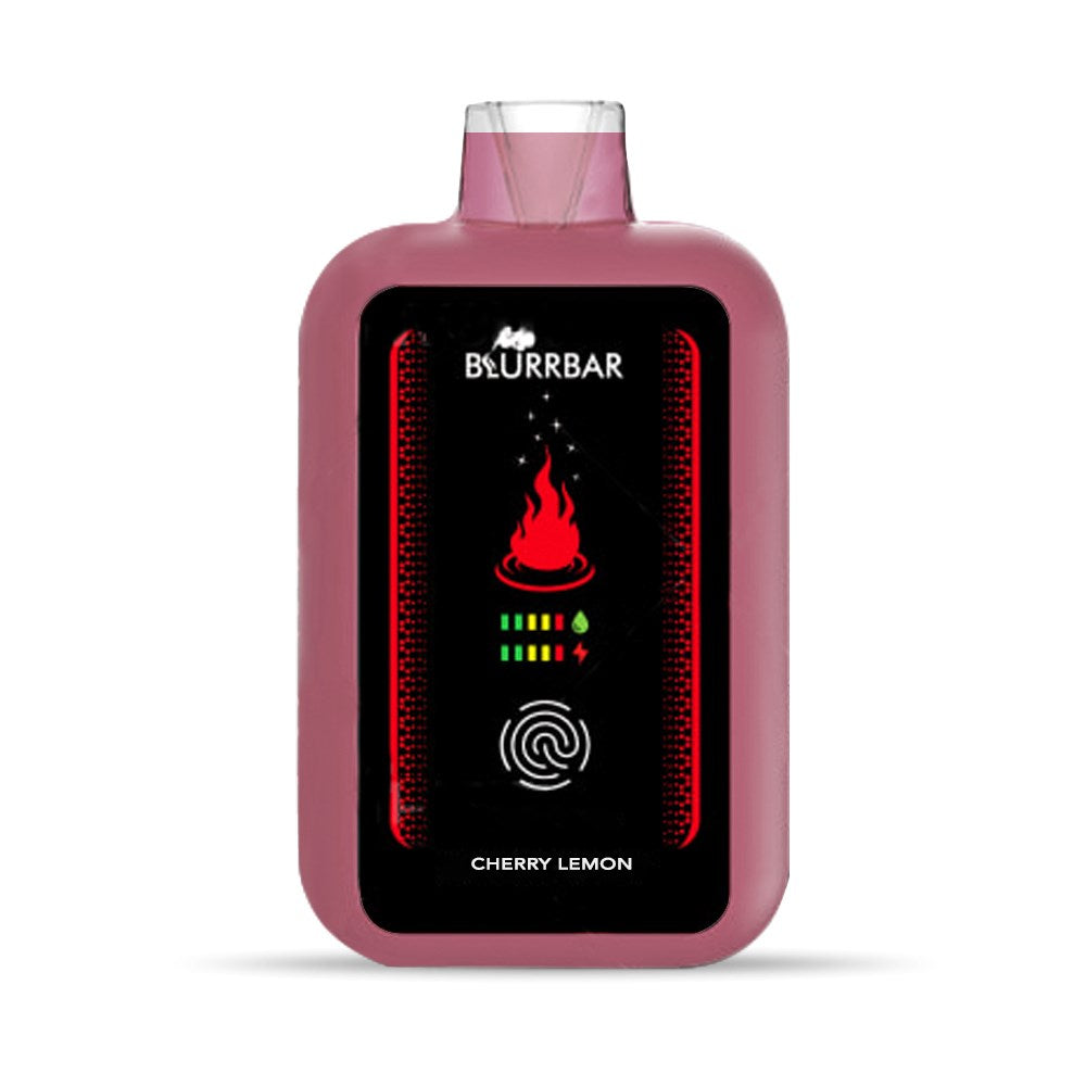 BLURRBAR 5% NIC 18000PUFFS DISPOSABLE - CHERRY LEMON