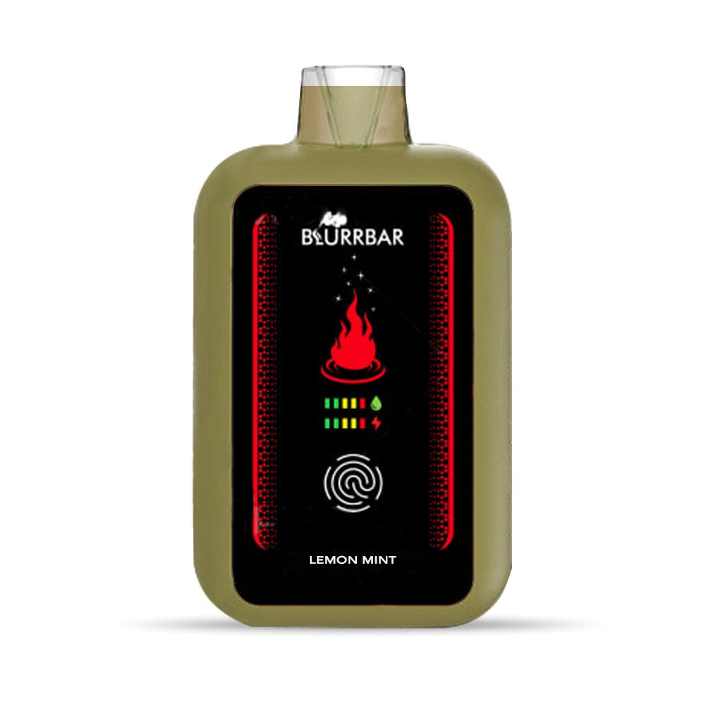 BLURRBAR 5% NIC 18000PUFFS DISPOSABLE - LEMON MINT