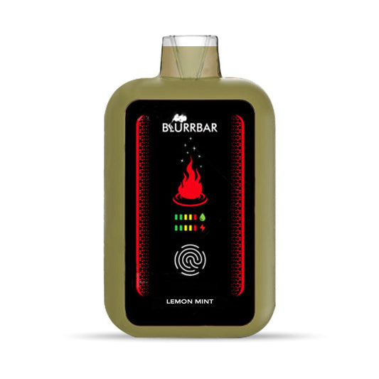BLURRBAR 5% NIC 18000PUFFS DISPOSABLE - LEMON MINT