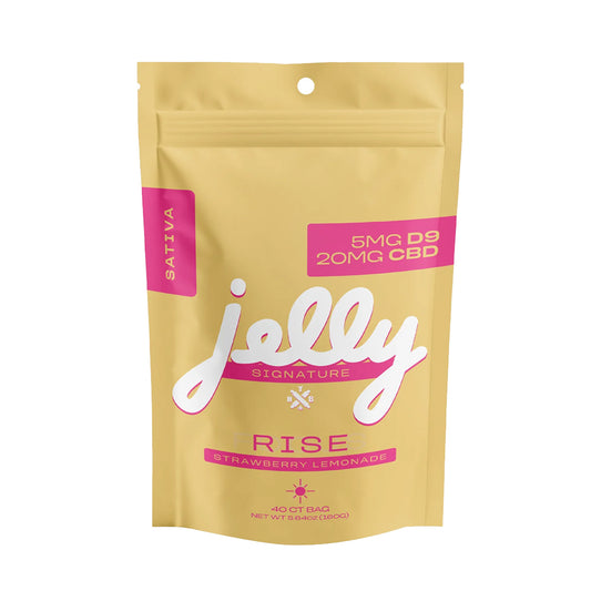 JELLY SIGNATURE 5MG D9THC/20MG CBD/CBN GUMMIES SATIVA- STRAW LEMONADE