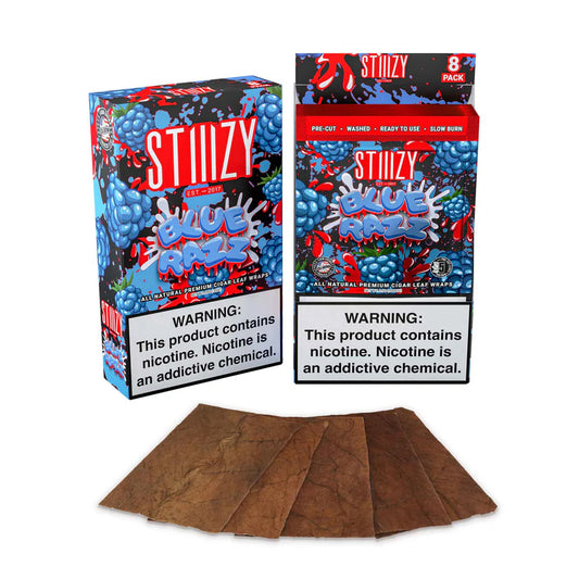 STIIIZY CIG LEAF WRAPS - BLUE RAZZ