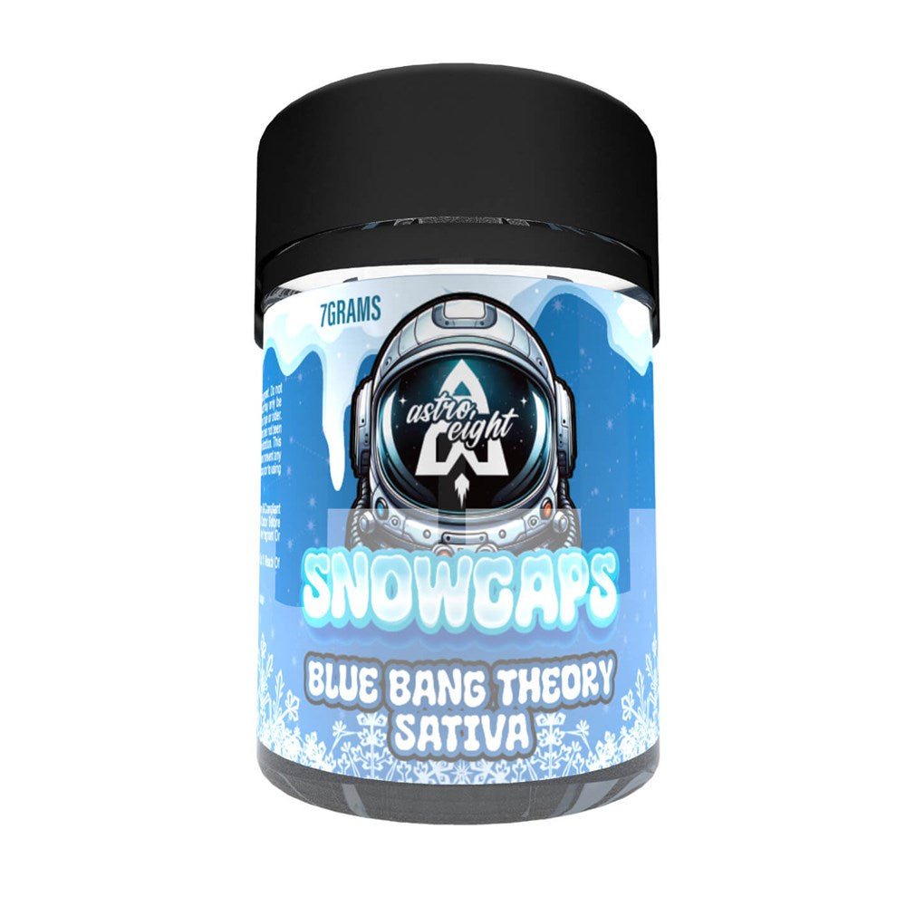 ASTRO EIGHT SNOWCAPS 7G FLOWER SATIVA - BLUE BANG THEORY