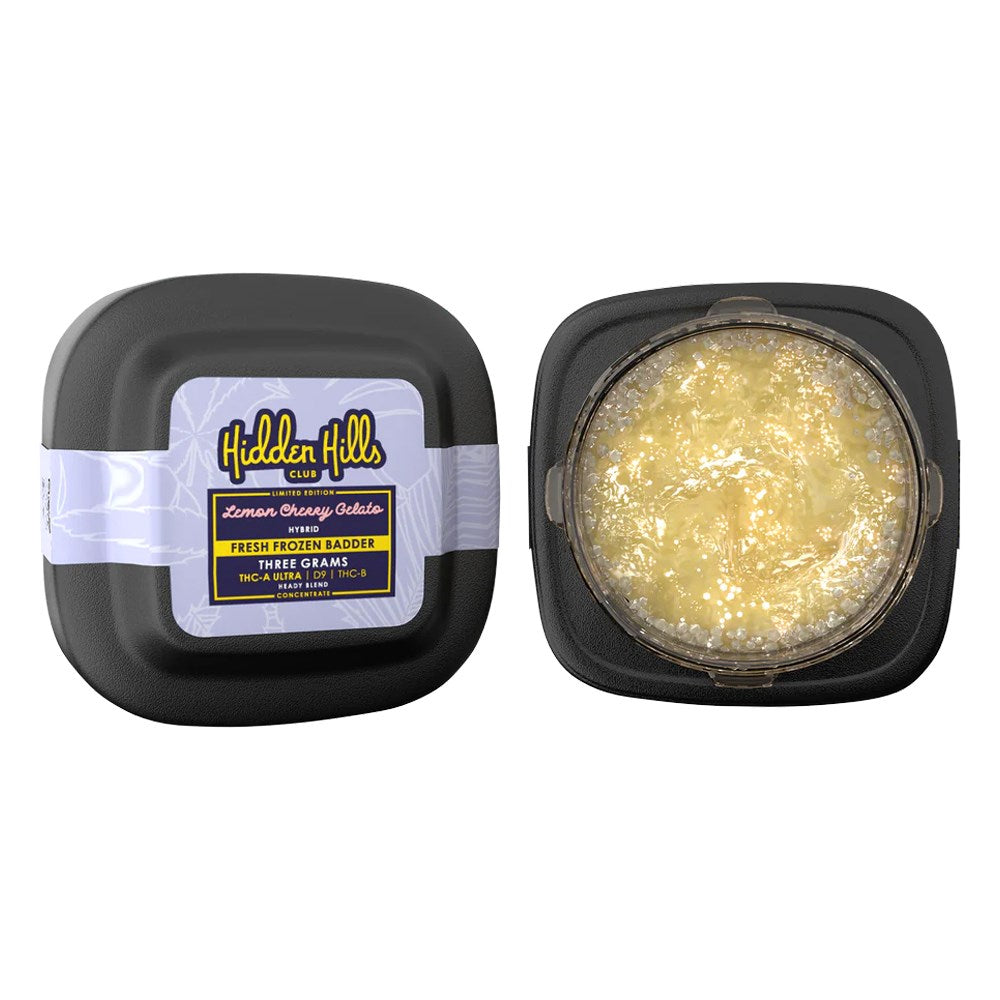 HIDDEN HILLS 3G THCA/ D9/B FRESH FROZEN BADDER - LEMON CHERRY GELATO