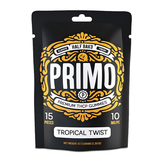 HALF BAK'D PRIMO THCP 150MG GUMMIES - TROPICAL TWIST