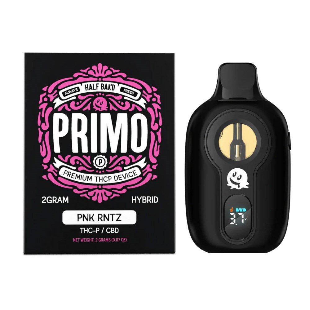 HALF BAK'D PRIMO THCP/CBD 2G DISPOSABLE HYBRID - PINK RUNTZ