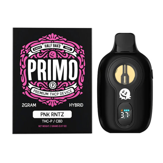 HALF BAK'D PRIMO THCP/CBD 2G DISPOSABLE HYBRID - PINK RUNTZ