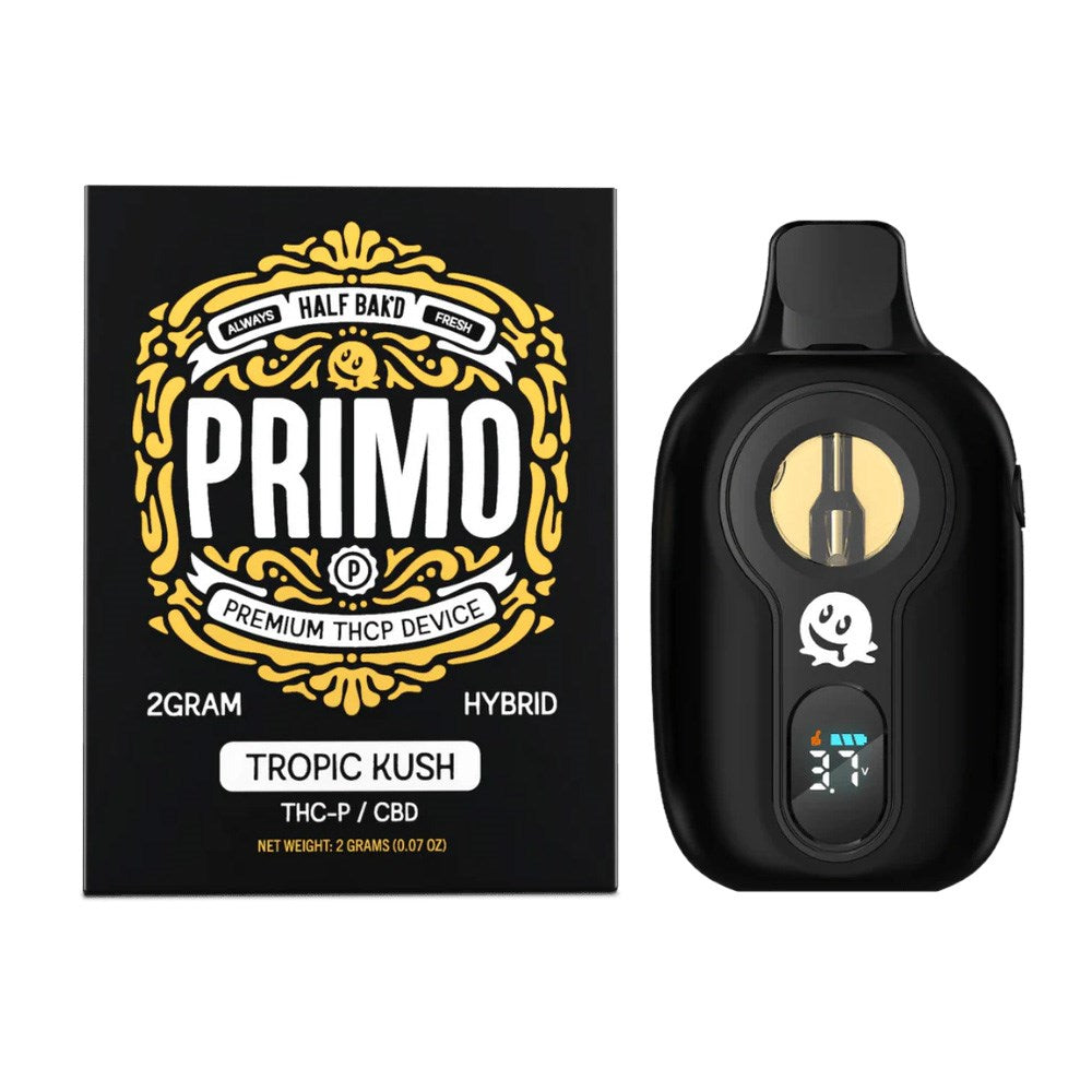HALF BAK'D PRIMO THCP/CBD 2G DISPOSABLE HYBRID - TROPIC KUSH