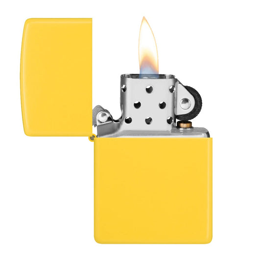 ZIPPO 46019 SUNFLOWER YELLOW MATT DESIGN LIGHTER