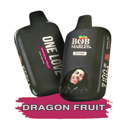 BOB MARLEY 0%NIC 15000 PUFFS DISPOSABLE - DRAGON FRUIT