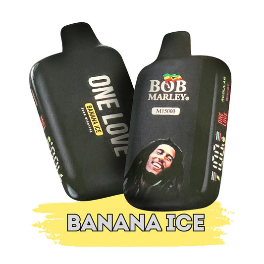 BOB MARLEY 0%NIC 15000 PUFFS DISPOSABLE - BANANA ICE