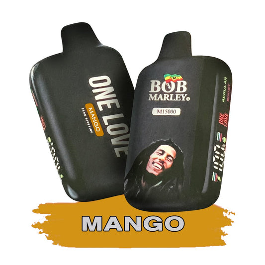 BOB MARLEY 0%NIC 15000 PUFFS DISPOSABLE - MANGO