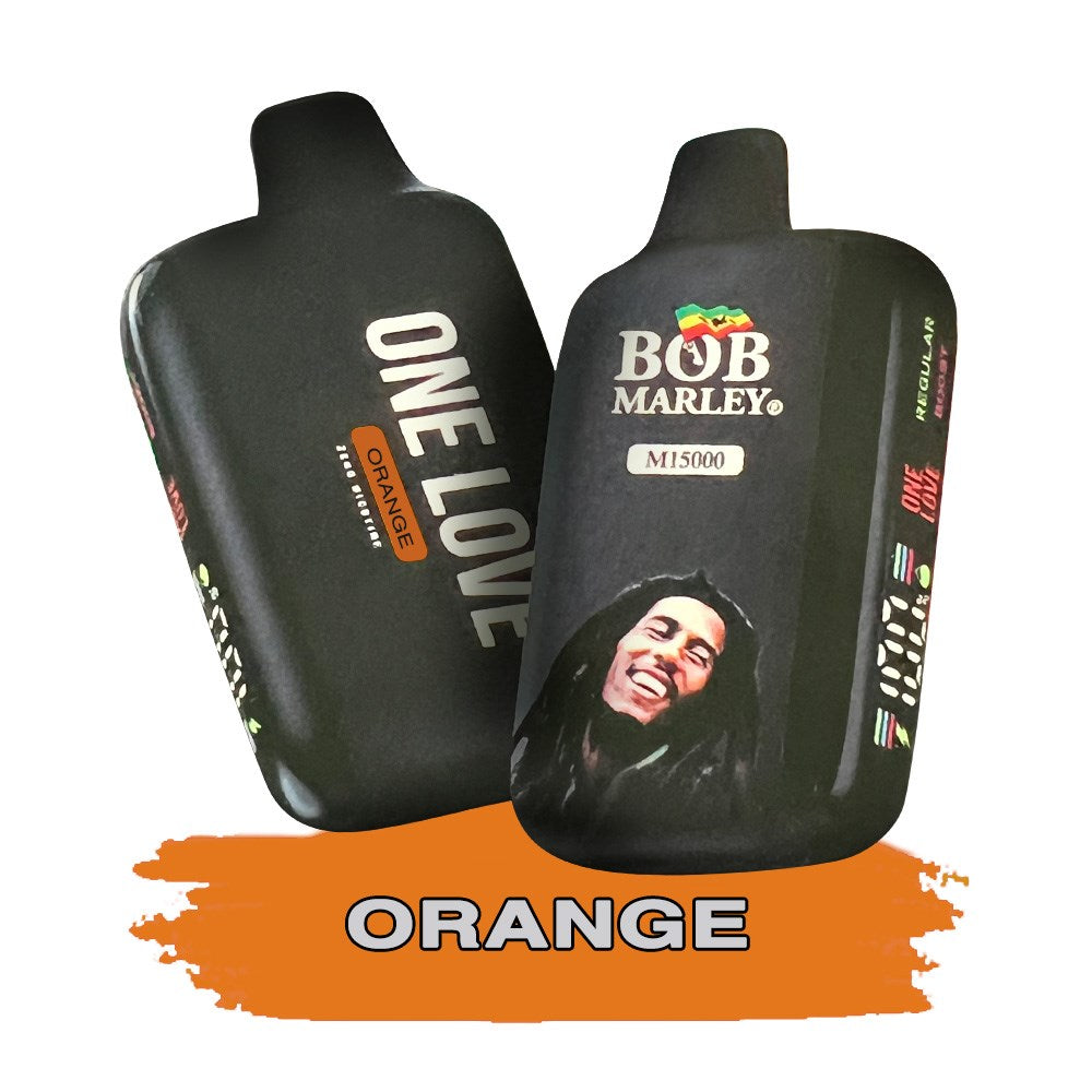BOB MARLEY 0%NIC 15000 PUFFS DISPOSABLE - ORANGE