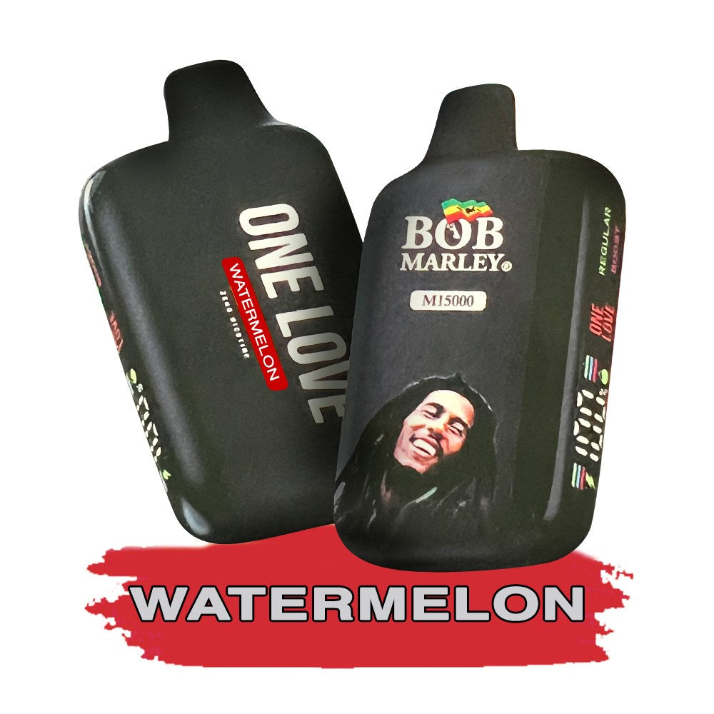 BOB MARLEY 0%NIC 15000 PUFFS DISPOSABLE - WATERMELON