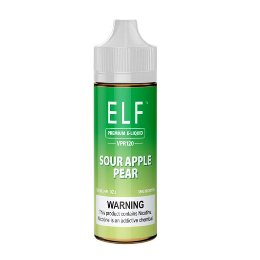 ELF VPR 120ML JUICE 3MG - SOUR APPLE PEAR