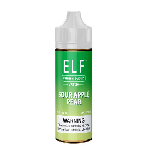 ELF VPR 120ML JUICE 6MG - SOUR APPLE PEAR