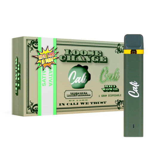 CALI LOOSE CHANGE 1G DISPOSABLE SATIVA - MAUI WOWIE