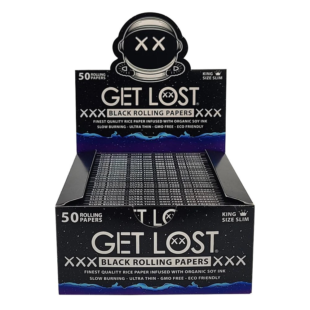 GET LOST KS BLACK ROLLING PAPER