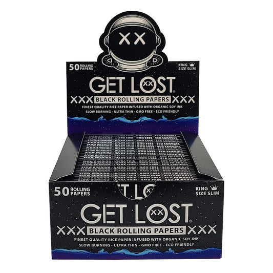 GET LOST KS BLACK ROLLING PAPER