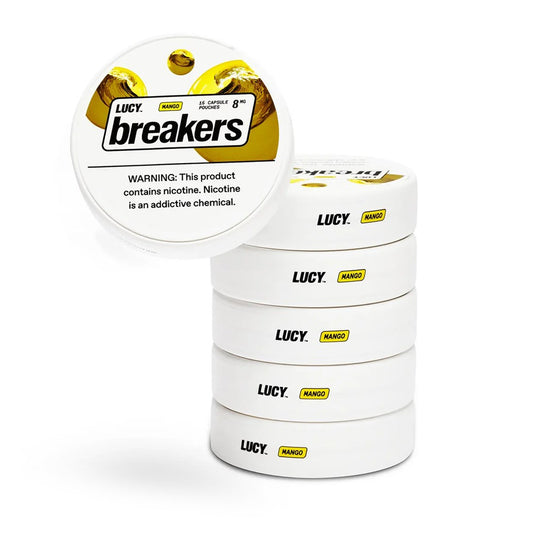 LUCY BREAKERS NICOTINE 8MG POUCHES - MANGO