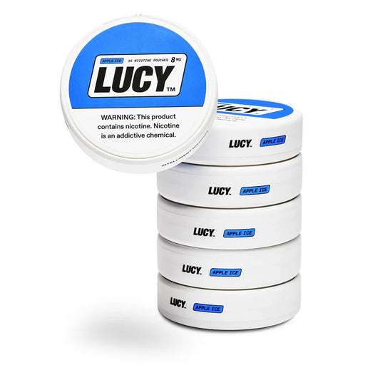 LUCY NICOTINE 8MG POUCHES - APPLE ICE