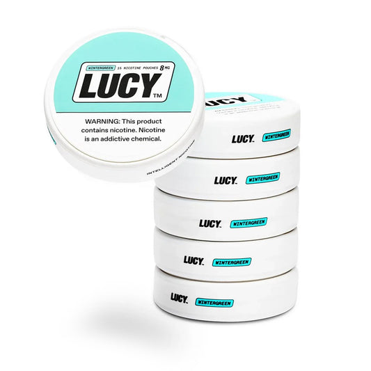 LUCY NICOTINE 8MG POUCHES - WINTERGREEN