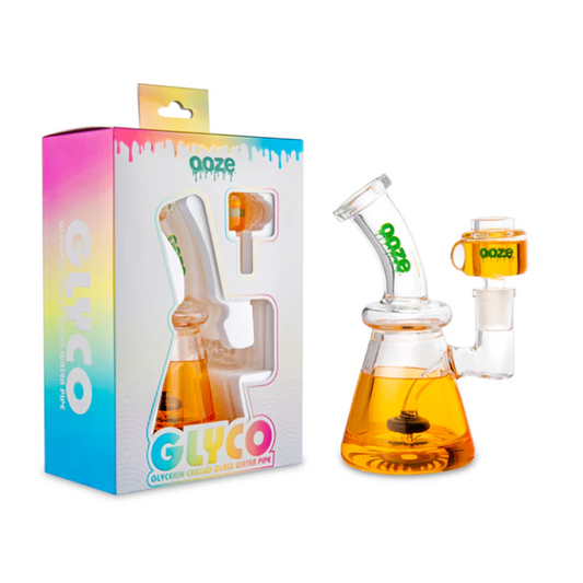 OOZE GLYCO GLASS WATER PIPE - JUICY ORANGE