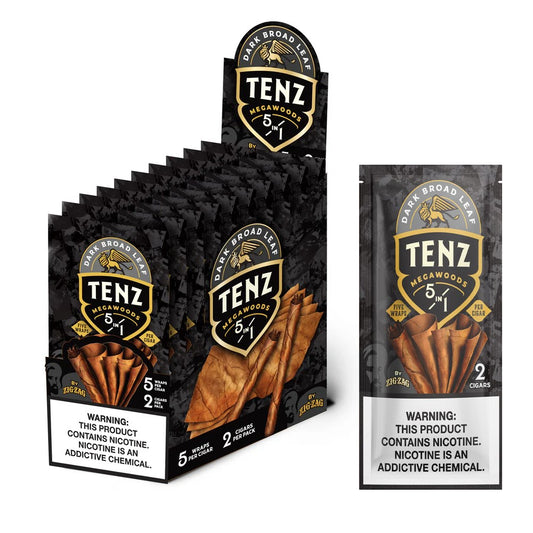ZZ TENZ 2CTS WRAPS - DARK BROADLEAF