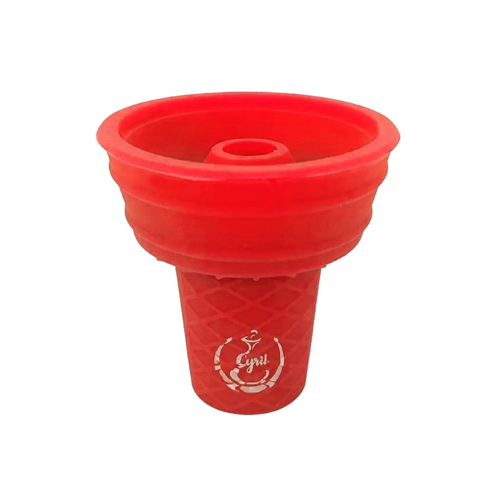 CYRIL SILICONE CORNETTO BOWL - RED