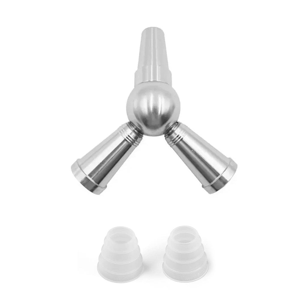 CYRIL MULTI CONNECTOR FOR HOSE - SILVER