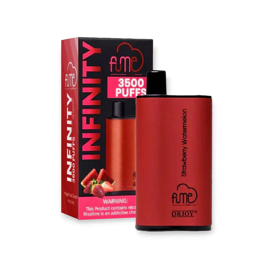 FUME INFINITY PLUS 5% SALT NIC DISPOSABLE - STRAW WATERMELON