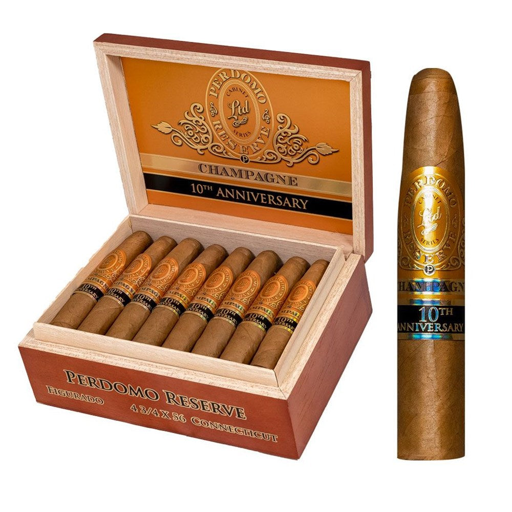 PERDOMO CHAMPAGNE RESERVE 10TH ANNIV. FIGURADO CHAMPAGNE CIGAR