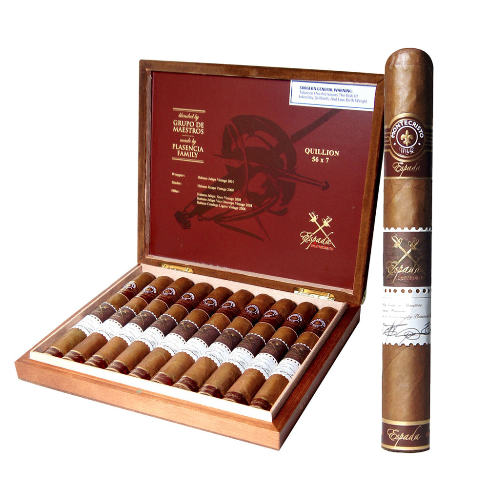 MONTECRISTO ESPADA QUILLION 56x7 CIGARS