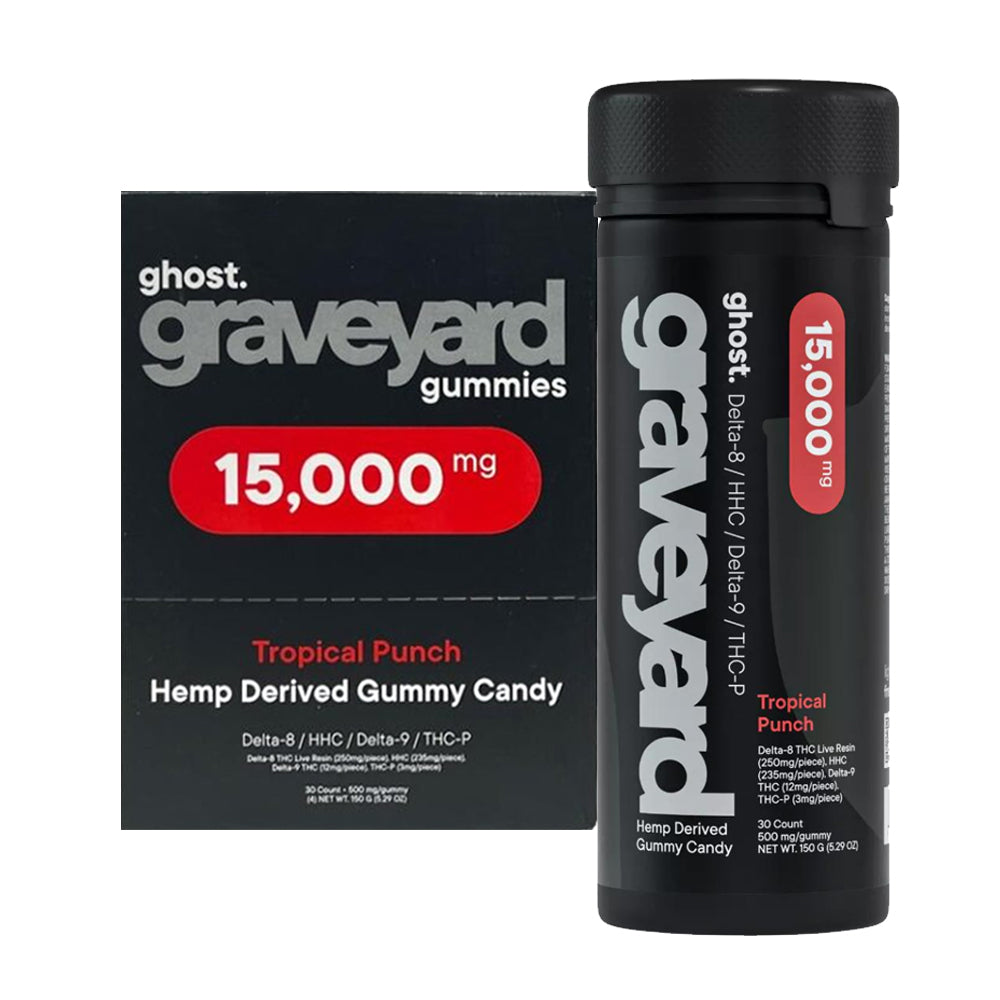 GHOST GRAVEYARD BLEND 15000MG GUMMIES - TROPICAL PUNCH