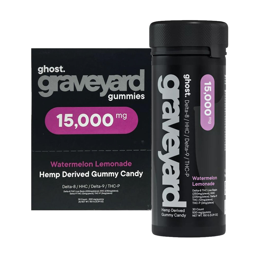 GHOST GRAVEYARD BLEND 15000MG GUMMIES - WATERMELON LEMONADE
