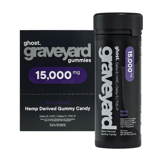 GHOST GRAVEYARD BLEND 15000MG GUMMIES - BERRY BLAST
