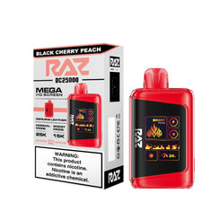 RAZ 5% 25000PUFF DISPOSABLE- BLACK CHERRY PEACH