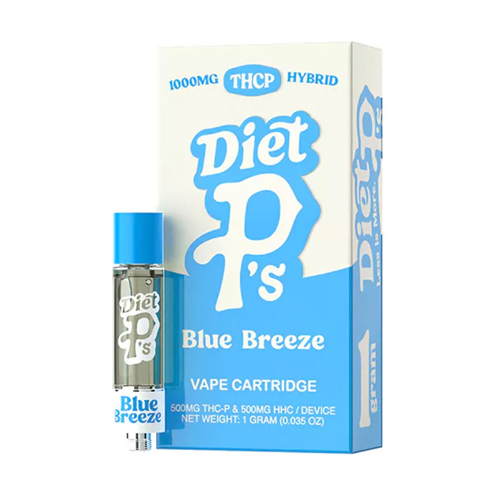 PERFECTLY PURE P'S THCP/HHC 1G CARTRIDGE - BLUE BREEZE