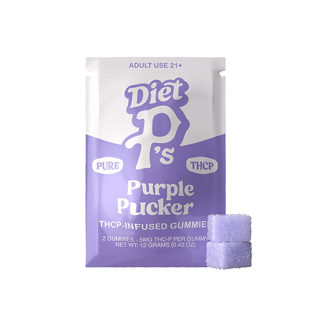 PERFECTLY PURE P'S THCP 2CTS GUMMIES - PURPLE PUCKER