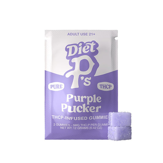 PERFECTLY PURE P'S THCP 2CTS GUMMIES - PURPLE PUCKER