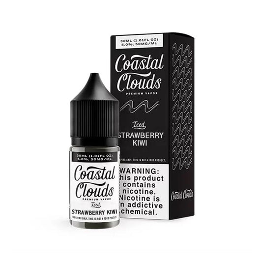 COASTAL CLOUDS 30ML SALT NIC JUICE 50MG - ICED STRAW KIWI