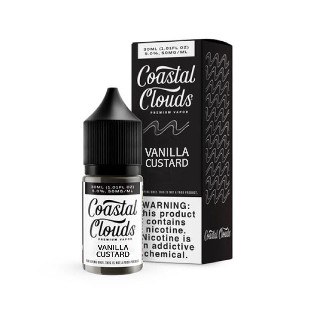 COASTAL CLOUDS 30ML SALT NIC JUICE 50MG (TFN)- VANILLA CUSTARD