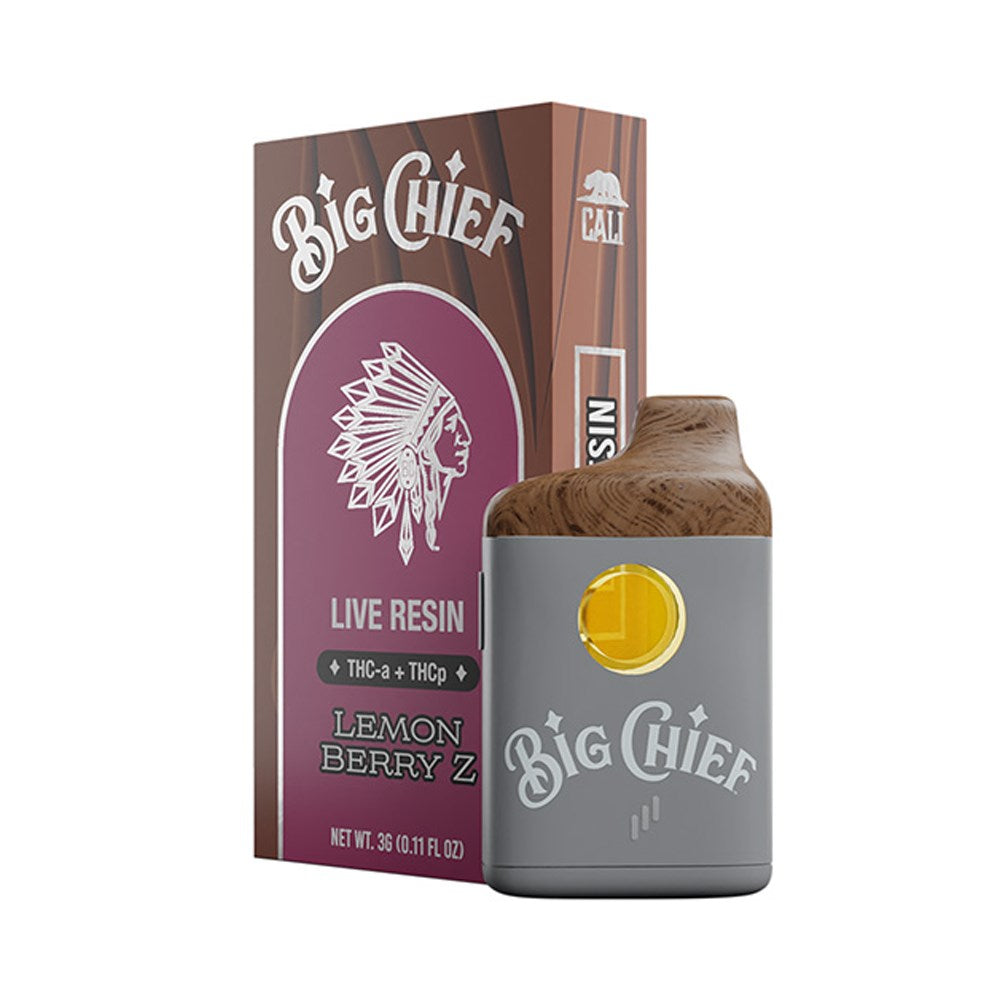 BIG CHIEF THCA /THCP 3G DISPOSABLE HYBRID - LEMON BERRY Z