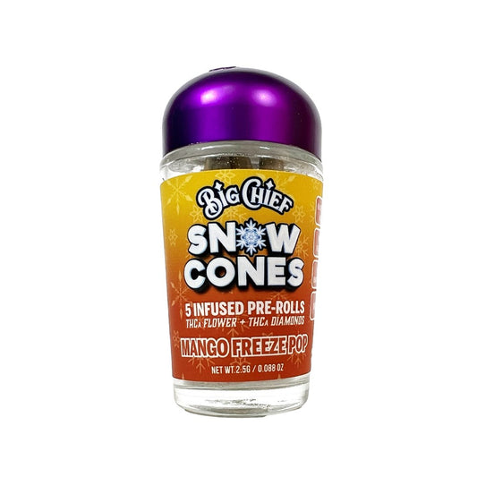BIG CHIEF THCA 0.5G CONES - MANGO FREEZE POP