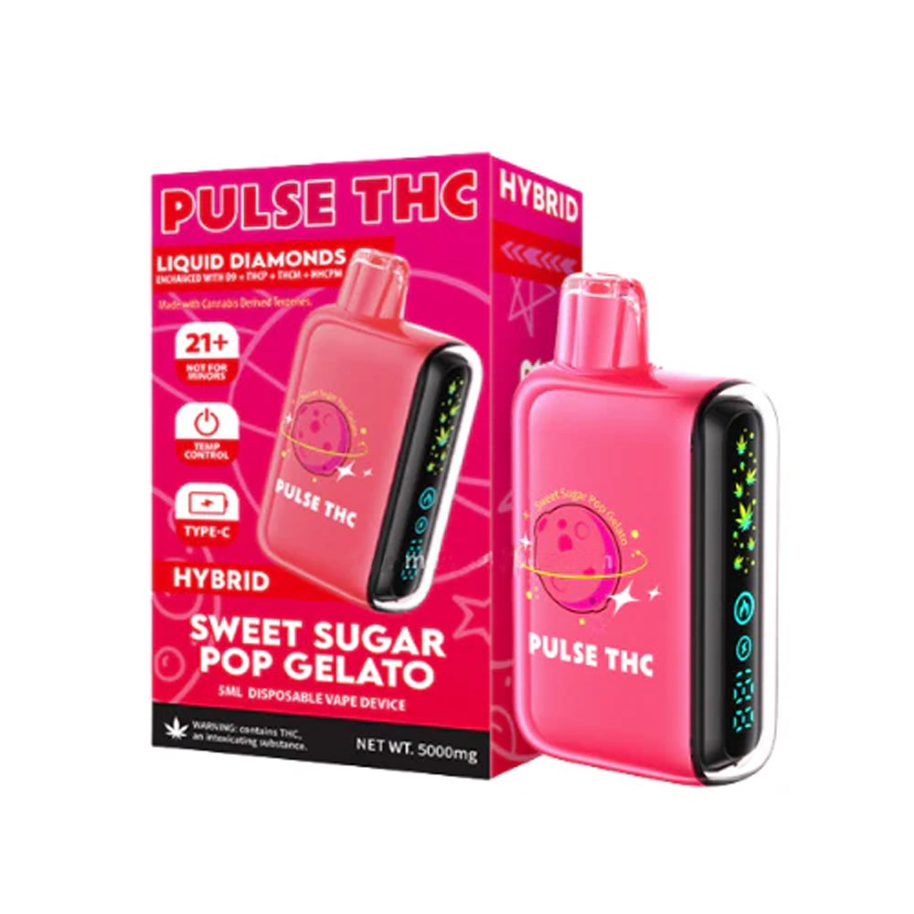 PULSE THCA BLEND 5ML DISPOSABLE SATIVA - SWEET SUGAR POP GELATO