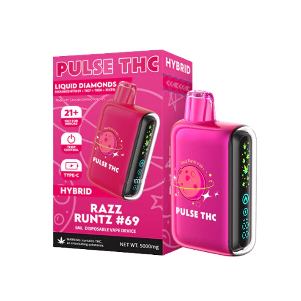 PULSE THCA BLEND 5ML DISPOSABLE INDICA - RAZZ RUNTZ#69
