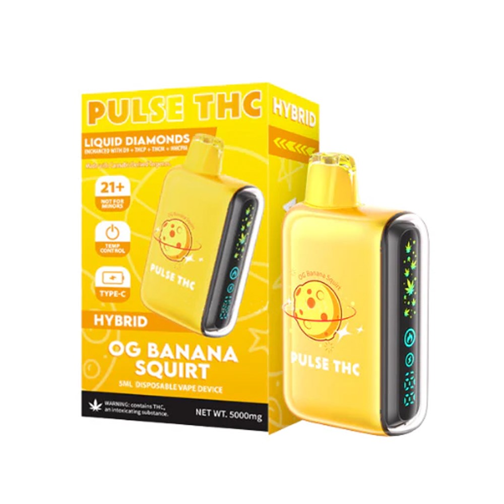 PULSE THCA BLEND 5ML DISPOSABLE HYBRID - OG BANANA SQUIRT