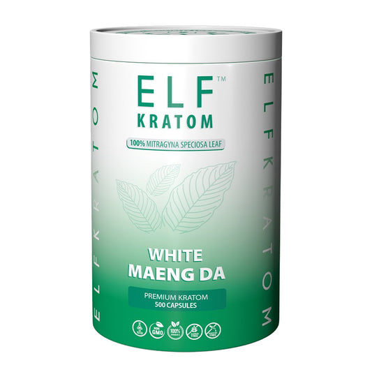 ELF KRATOM 500CTS CAPSULES - WHITE MAENG DA