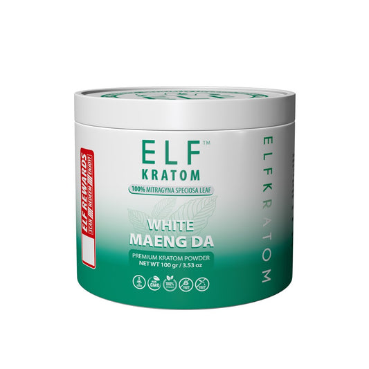 ELF KRATOM 100G POWDER - WHITE MAENG DA